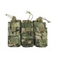 Triple Duo Mag Pouch (ATP), Manufactured by Kombat UK, the Triple Duo Mag is a double-layered, triple magazine pouch